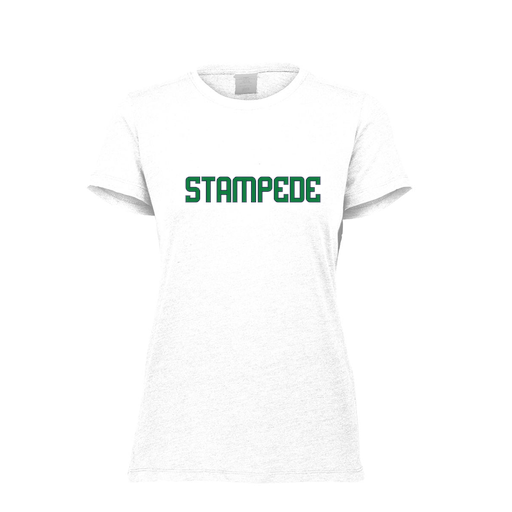 [FTSCUBWH-FAXS-LOGO3] Decker Women's Tri-Blend T-Shirt - Short Sleeve (Female Adult XS, White, Logo 3)