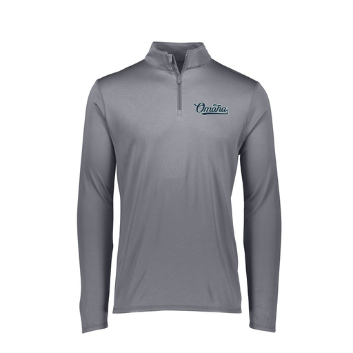 [FTLQFLGY-FAXS-LOGO2] Decker Women's Flex-Lite 1/4 Zip Shirt (Female Adult XS, Gray, Logo 2)
