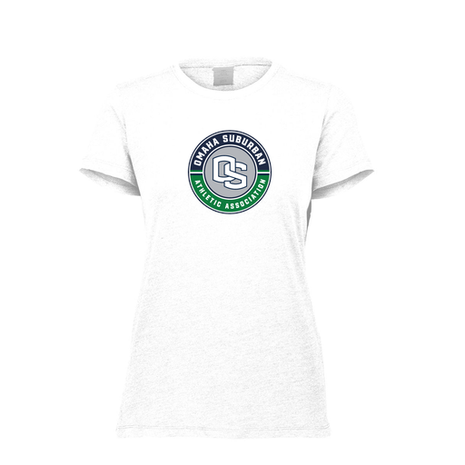[FTSCUBWH-FAXS-LOGO1] Decker Women's Tri-Blend T-Shirt - Short Sleeve (Female Adult XS, White, Logo 1)