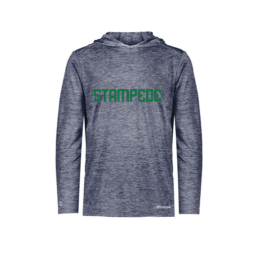 [FOLHCGNV-AS-LOGO3] Decker Men's Charge Hoodie (Adult S, Navy, Logo 3)