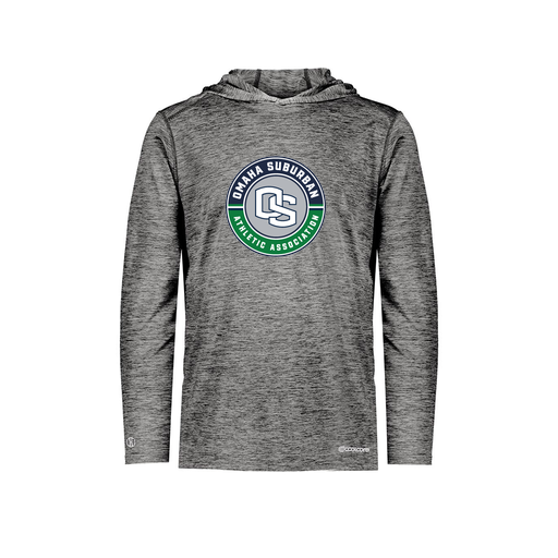 [FOLHCGBK-YS-LOGO1] Decker Youth Charge Hoodie (Youth S, Black, Logo 1)