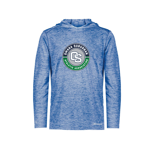 [FOLHCGRY-YS-LOGO1] Decker Youth Charge Hoodie (Youth S, Royal, Logo 1)