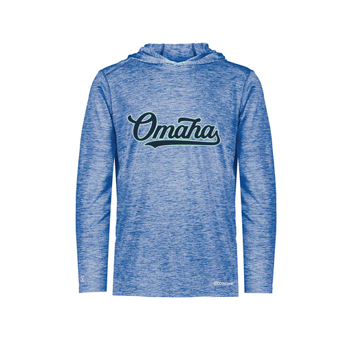 [FOLHCGRY-YS-LOGO2] Decker Youth Charge Hoodie (Youth S, Royal, Logo 2)